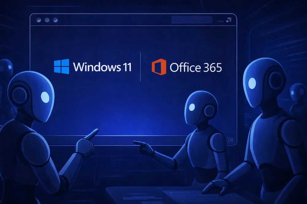 Windows 11 mit aktiviertem Copilot